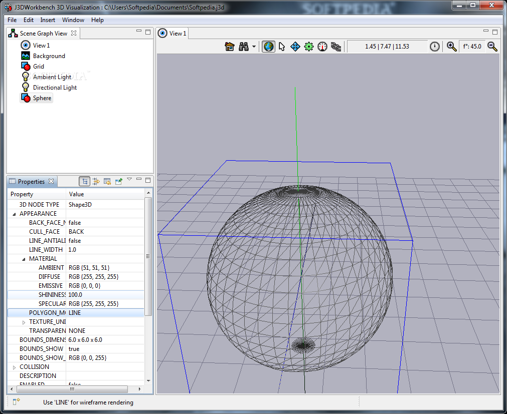 game design software windows J3DWorkbench Free download software